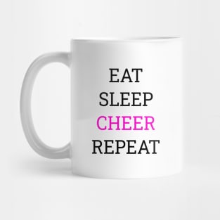 Eat sleep cheer repeart Tee shirt Mug